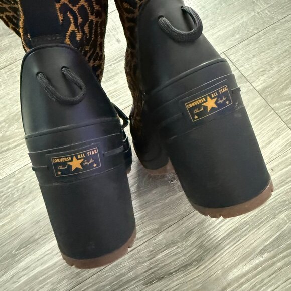 Converse Mesh Utility Chuck Taylor All Star GR 82 Leopard Boots Women Sz 7 - Picture 6 of 8